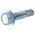 Hillman No. 8-18 X 1/2 in. L Hex Hex Washer Head Self- Drilling Screws 100 pk