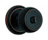 Brinks Push Pull Rotate Stafford Oil Rubbed Bronze Entry Knob KW1 1.75 in.