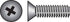 HILLMAN No. 6-32 Ga. X 1/2 in. L Phillips Flat Head Stainless Steel Machine Screws 100 pk
