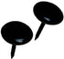 Hillman Large Brass-Plated Black Brass Furniture Nails 25 pk (Pack of 6)
