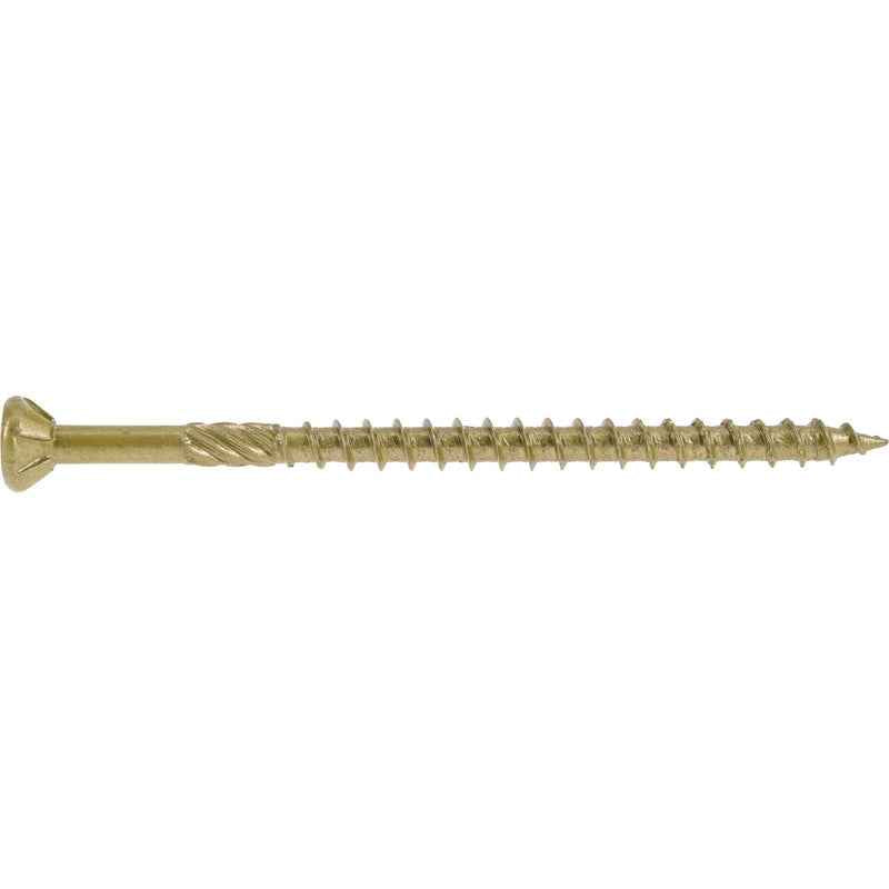 HILLMAN Power Pro No. 9 in. X 3 in. L Bronze Star Flat Head Premium Deck Screws 5 lb 373 pk
