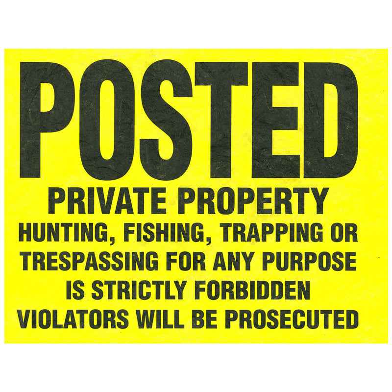 SIGN PRVT PRPTY 11X11"