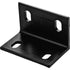 National Hardware 3 in. H X 4.6 in. W X 0.25 in. D Black Structural Steel Inside/Outside Wide Corner