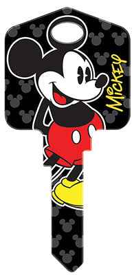 Howard Keys Disney Mickey Mouse House Key Blank Single sided For Kwikset and Titan Locks (Pack of 5)