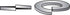 Hillman 3/8 in. D Yellow Dichromate Steel Split Lock Washer 100 pk
