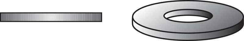 Hillman Zinc-Plated Steel 1/4 in. USS Flat Washer 3725 pk