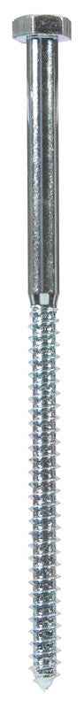 Hillman 5/16 in. X 6 in. L Hex Zinc-Plated Steel Lag Screw 50 pk