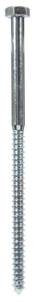 Hillman 5/16 in. X 6 in. L Hex Zinc-Plated Steel Lag Screw 50 pk