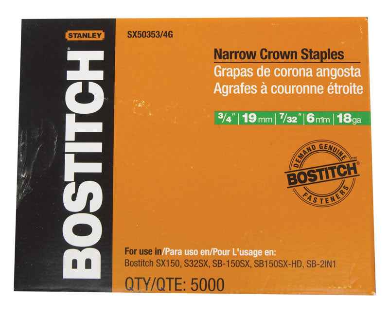 Staple Air3/4"Galv5000Pk