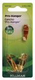 Hillman AnchorWire Brass-Plated Gold Professional Picture Hanger 25 lb. 4 pk (Pack of 10)