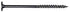 Simpson Strong-Tie No. 10 X 5-1/2 in. L Lobe Black Bold Wood Screws 12 pk