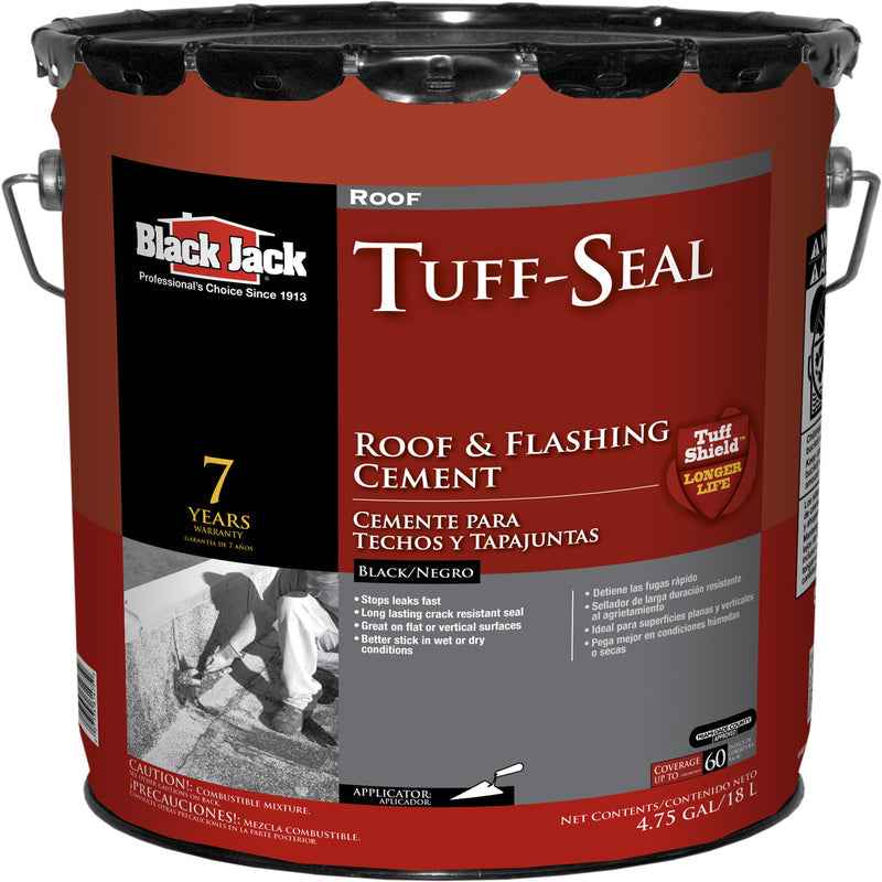 Black Jack Tuff-Seal Gloss Black 5 gal. Asphalt Roof & Flashing Cement