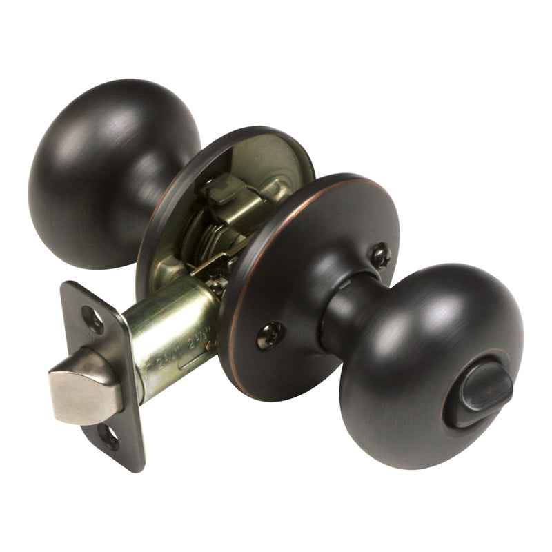 Design House Cambridge Oil Rubbed Bronze Privacy Knob Right or Left Handed
