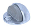 Tell 2 in. W Aluminum Satin Chrome Silver Door Stop Mounts to floor