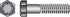 Hillman 3/8 in. D X 3 in. L Heat Treated Steel Hex Head Cap Screw 50 pk