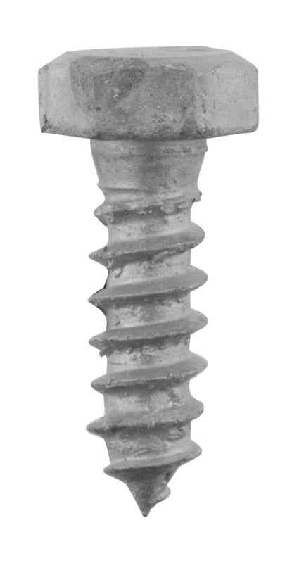 HILLMAN 5/16 in. X 1 in. L Hex Hot Dipped Galvanized Steel Lag Screw 100 pk