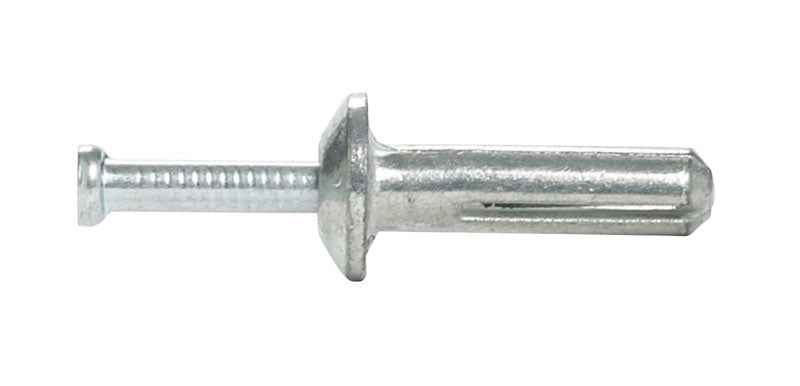 Hillman 1/4 in. D X 1 in. L Steel Mushroom Head Hammer Drive Anchor 100 pk