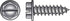 HILLMAN No. 10 Ga. X 1-1/2 in. L Slotted Hex Washer Head Sheet Metal Screws 100 pk