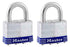 Master Lock 1-1/2 in. H X 7/8 in. W X 2 in. L Steel 4-Pin Cylinder Exterior Padlock