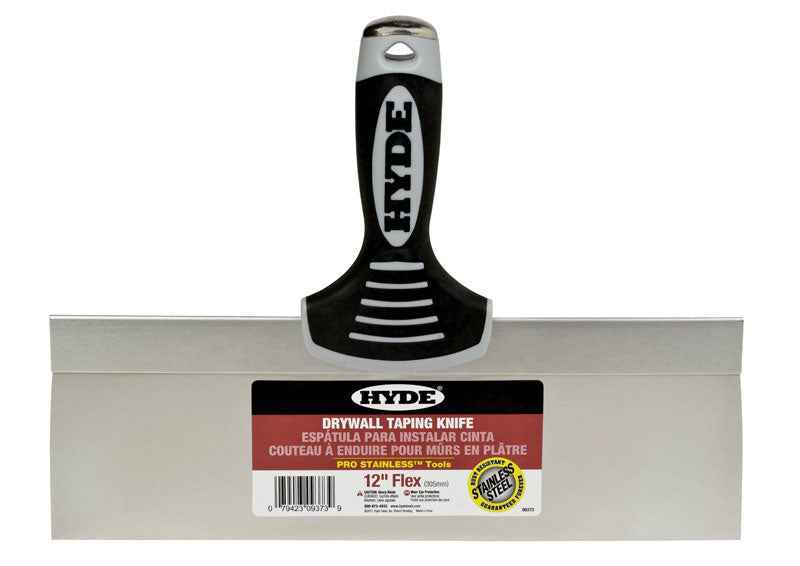 Hyde Pro Stainless Steel Taping Knife 9.3 In. H X 12 In In. W X 12 In. L