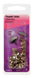 Hillman Yellow Push Pins 40 pk (Pack of 6)