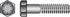 HILLMAN 1/2 in. D X 7 in. L Heat Treated Steel Hex Head Cap Screw 25 pk