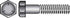 Hillman 5/16 in. D X 2-1/2 in. L Heat Treated Zinc Steel Hex Head Cap Screw 100 pk
