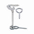 National Hardware Zinc-Plated Silver Steel 6 in. L Safety Gate Hook 1 pk