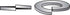 Hillman 5/16 in. D Zinc-Plated Steel Split Lock Washer 100 pk