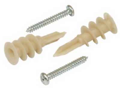 Hillman .164 in. D X 1-1/4 in. L Nylon Pan Head Wallboard Anchor Kit 1 pk