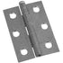 National Hardware 2-1/2 in. L Zinc-Plated Narrow Hinge 2 pk