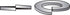 HILLMAN 1 in. D Zinc-Plated Steel Split Lock Washer 10 pk