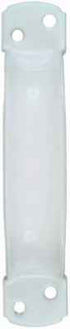 National Hardware 6-3/4 in. L Vinyl Coated White Steel Door Pull