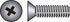HILLMAN No. 10-24 Ga. X 3 in. L Phillips Flat Head Stainless Steel Machine Screws 50 pk