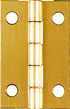 National Hardware 1-1/2 in. L Solid Brass Narrow Hinge 1 pk