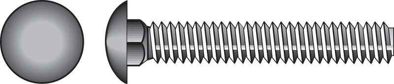 Hillman 5/16 in. X 3-1/2 in. L Zinc-Plated Steel Carriage Bolt 50 pk