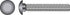Hillman 5/16 in. X 3-1/2 in. L Zinc-Plated Steel Carriage Bolt 50 pk