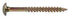 Hillman Power Pro No. 8  x 2-1/2 in. L Star Cabinet Screws 1 lb.