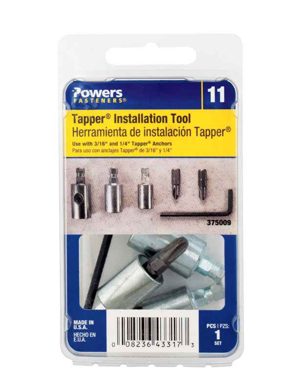 HILLMAN Screwdriving Bit Set Carbon Steel 6 pk