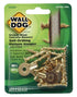 Hillman WALL DOG Brass-Plated Gold Self-Drilling Picture Hanger 50 lb. 10 pk (Pack of 10)