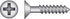 HILLMAN No. 8 X 3 in. L Phillips Black Phosphate Twin Thread Cabinet Screws 100 pk