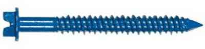 Hillman Tapper 1/4 in. D Steel Hex Head Concrete Screw Anchor 100 pk