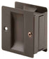 Prime-Line 2.5 in. L Bronze Bronze Brass Pocket Door Pull