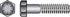 HILLMAN 5/8 in. D X 4 in. L Heat Treated Steel Hex Head Cap Screw 25 pk