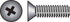 HILLMAN No. 10-24 X 3/4 in. L Phillips Flat Head Stainless Steel Machine Screws 100 pk