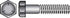 HILLMAN 5/16 in. D X 4-1/2 in. L Heat Treated Zinc Steel Hex Head Cap Screw 50 pk