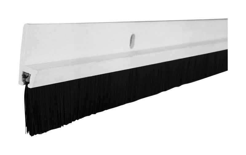 M-D White Plastic Door Sweep For Doors 36 in. L X 2.38 in.