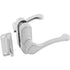 National Hardware White Zinc Lever Latches 1 pk