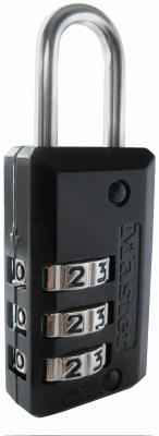 Master Lock 2.18 in. H X 13/16 in. W Steel 3-Dial Combination Luggage Lock