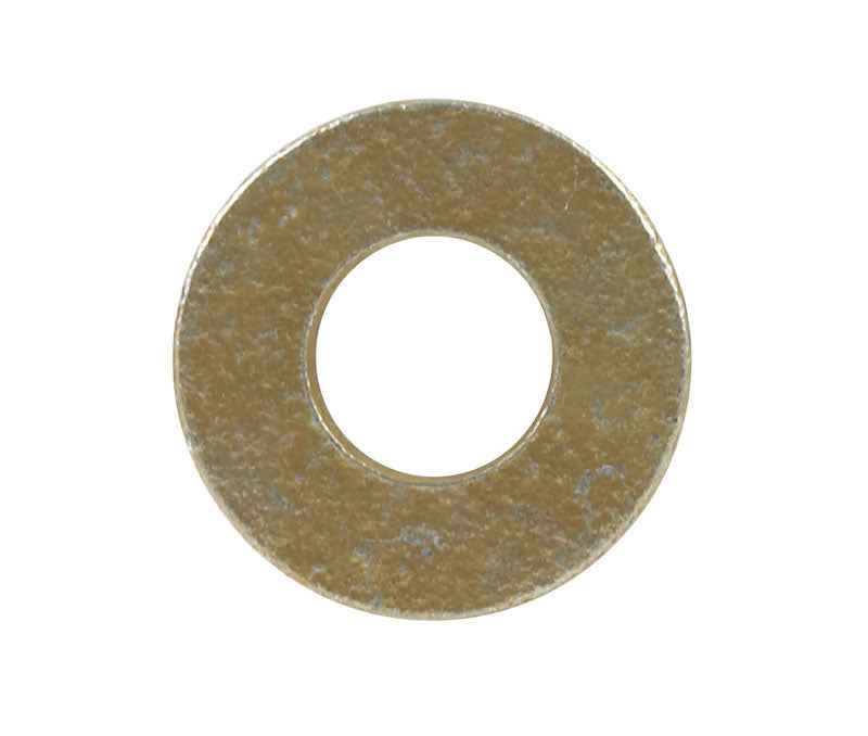 Hillman Yellow Dichromate Steel 1/4 in. SAE Flat Washer 100 pk